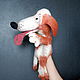 Dog toy on hand. Theatrical marionette for puppet theater. Puppet show. AnzhWoolToy (AnzhelikaK). My Livemaster. Фото №6