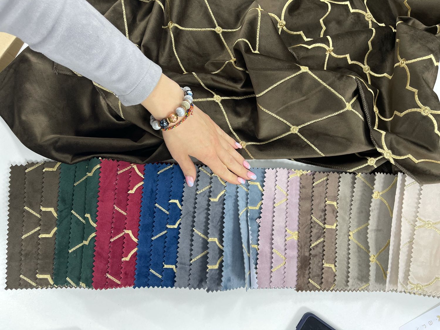 Шикарные шторы бархат вышивка « Мароко »-300 см в интернет-магазине Ярмарка Мастеров по цене 4390 ₽ – O64ZMRU | Занавески, Можайск - доставка по России