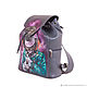 Womens leather backpack 'Hatter'. Backpacks. Pelle Volare. Online shopping on My Livemaster.  Фото №2