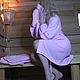 Набор для водных и банных процедур (розовый): халат-кимоно и полотенца. Полотенца. Товары для дома. IZUMVILL. Интернет-магазин Ярмарка Мастеров.  Фото №2