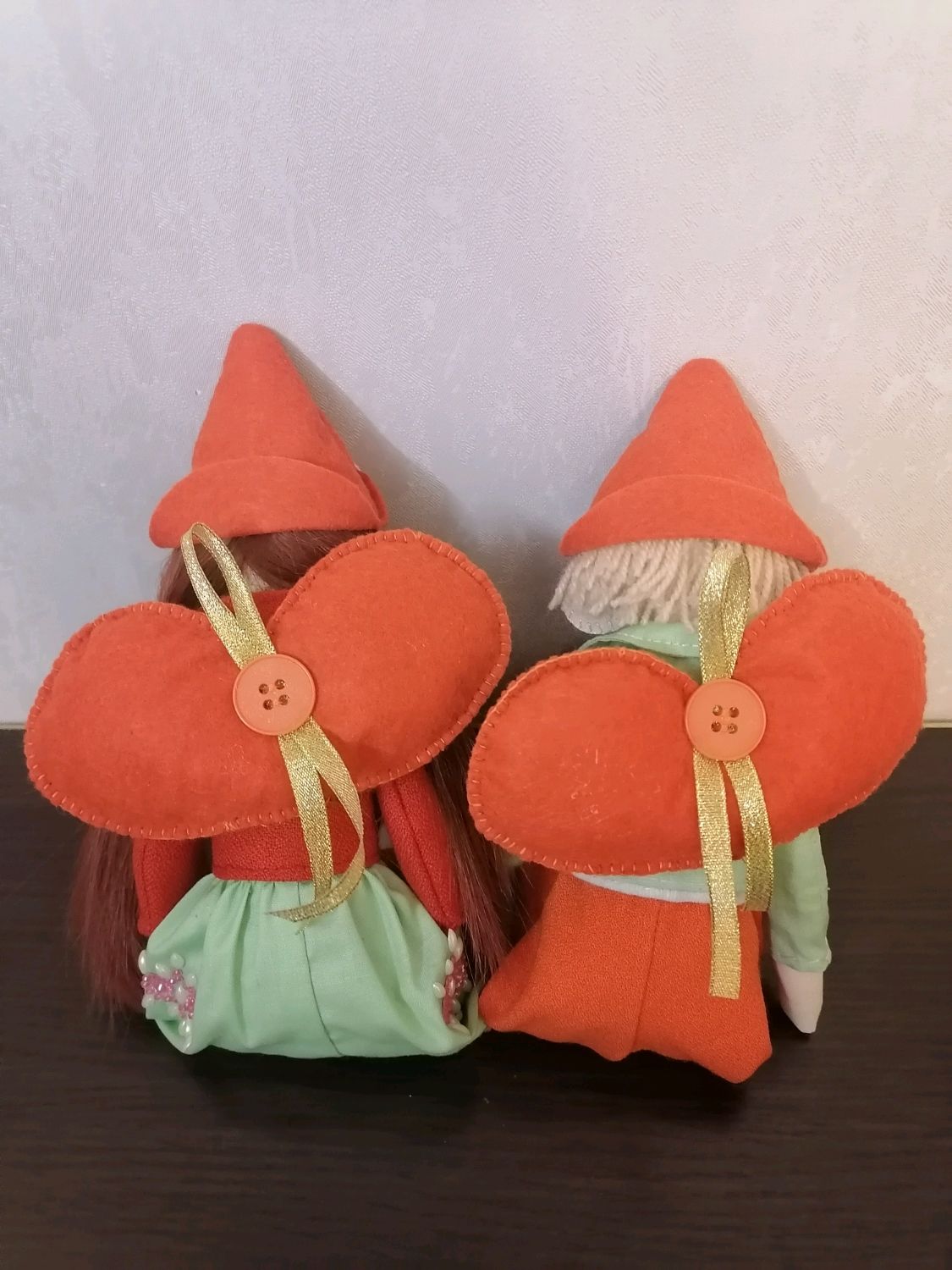 Эльфы. Пара эльфов. Эльфы с крыльями. Подвесная кукла ручной работы в ...