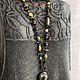 Women's long beads, natural stones large boho jewelry to buy. Beads2. Treasures Of Aphrodite. My Livemaster. Фото №4