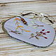 ochechnik: Ojal, bordado, estuche para gafas, botánica, Eyeglass case, Novosibirsk,  Фото №1
