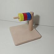 Куклы и игрушки handmade. Livemaster - original item Montessori pyramid horizontal. Handmade.