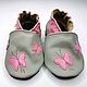 First Shoes, Pink Butterfly, Gray Shoes,Ebooba, Footwear for childrens, Kharkiv,  Фото №1