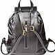 Womens leather backpack 'Geisha' black. Backpacks. Russian leather Guild. Online shopping on My Livemaster.  Фото №2