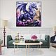 Order Painting Amethyst Dragon. Fantasy art. buy painting artist. House of the Sun (irina-bast). Livemaster. . Pictures Фото №3