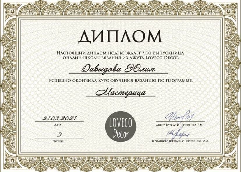 Диплом выдан на другую фамилию) 