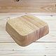 Order A deep square plate made of hevea.Art.2120. SiberianBirchBark. Livemaster. . Plates Фото №3