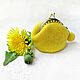 Coin holders: Yellow Wallet Dandelion Wine. Coin boxes. SilkArt Tatyana. Online shopping on My Livemaster.  Фото №2