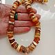 42cm Amber beads for the thyroid gland made of untreated amber. Beads2. BalticAmberJewelryRu Tatyana. My Livemaster. Фото №4