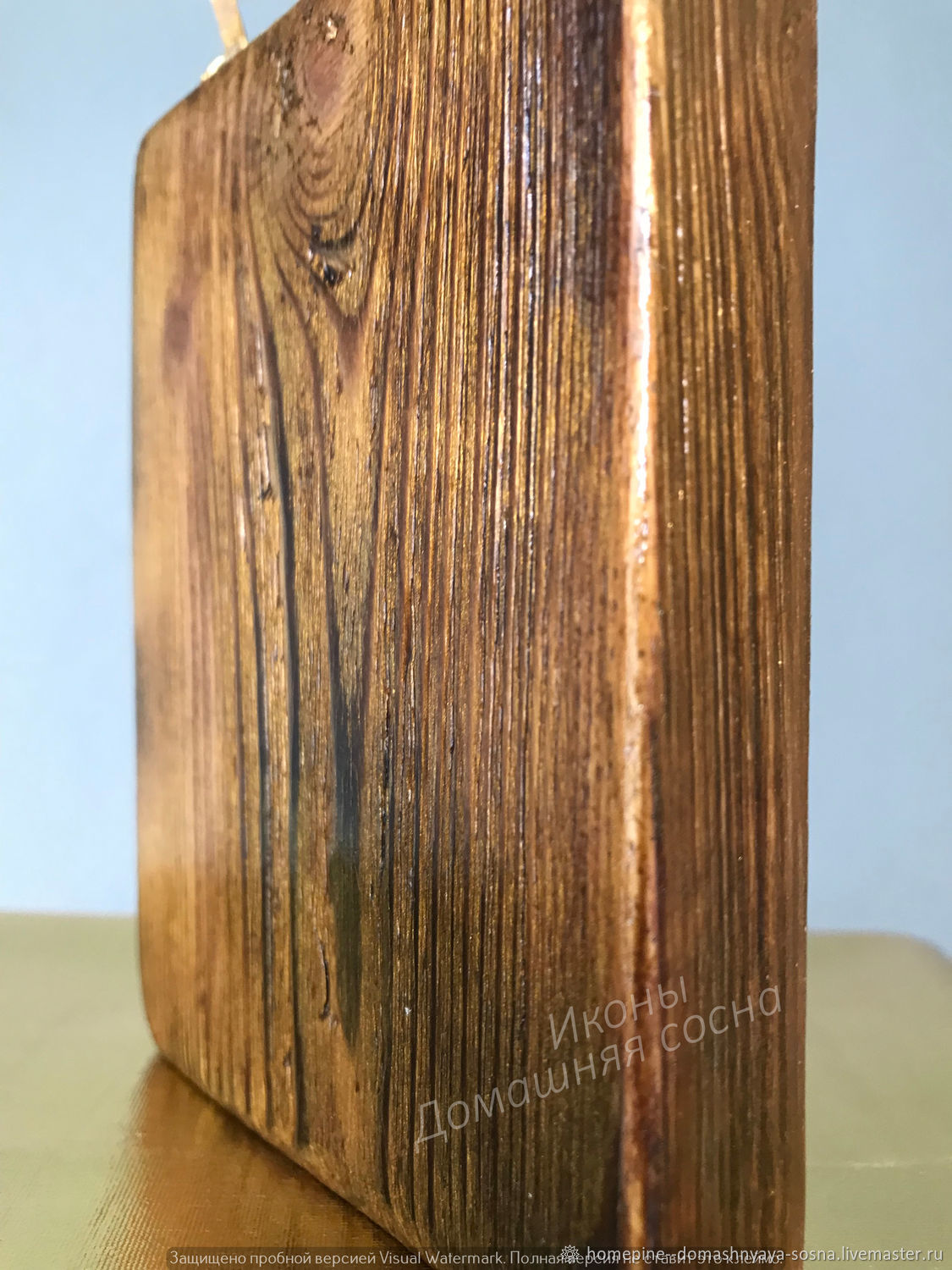 Икона Николай Светлый старец Гурьянов остров Залит дерево модерн икона ...