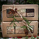 Gift set of natural soap ' Trio'. Cosmetics2. Otvintage Soap. Online shopping on My Livemaster.  Фото №2