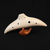 Свистулька "Птичка" глиняная игрушка терракотовая