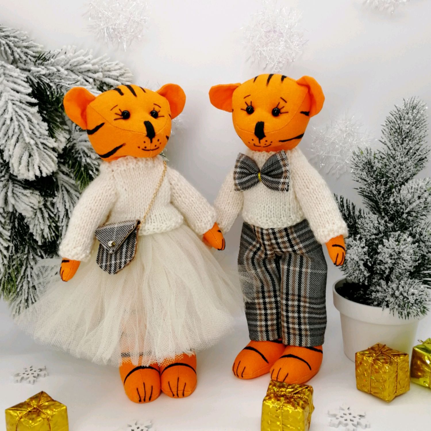 Тигры пара символ 2022 подарок на Новый год купить игрушку тигр тигр ...
