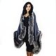 Stole with silver fox fur. Wraps. National Brand. My Livemaster. Фото №4