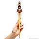 Tibetan support Spindle for spinning Siberian ELM Hardwood #B28. Spindle. ART OF SIBERIA. Online shopping on My Livemaster.  Фото №2