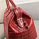 Travel / sports bag made of embossed crocodile skin. Sports bag. SHOES&BAGS. My Livemaster. Фото №4