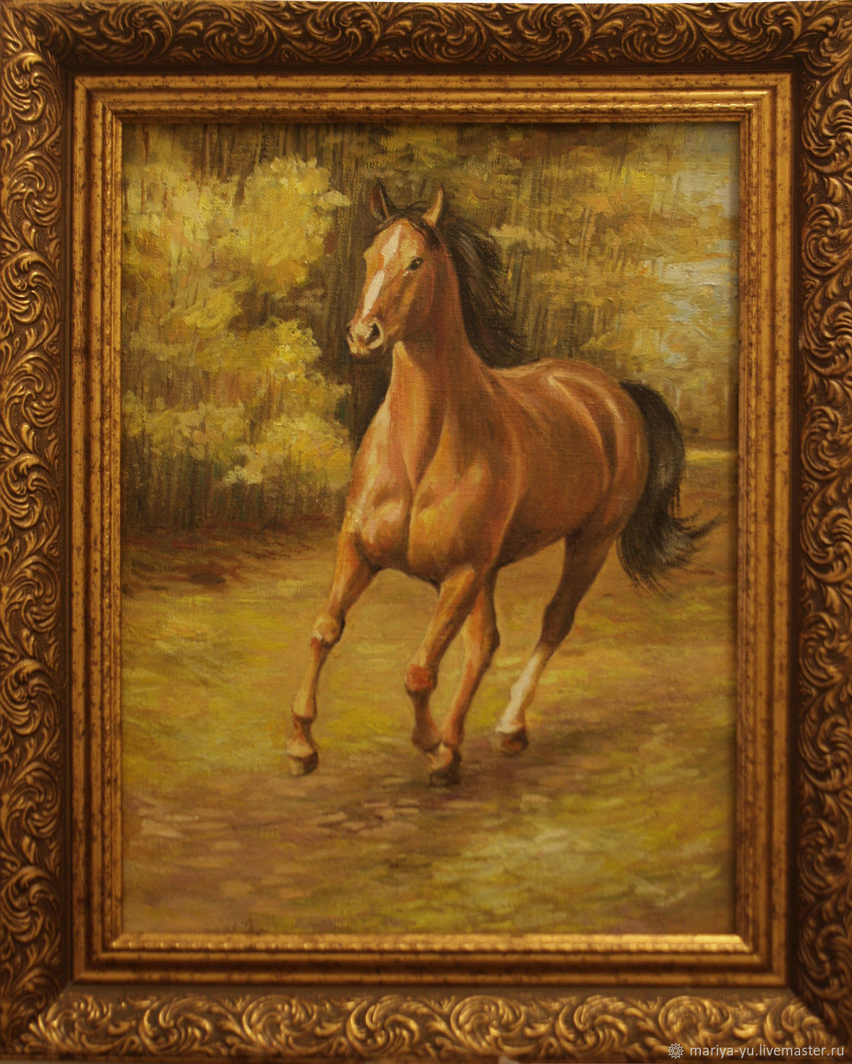 Конни купить. Картина маслом лошадь. Лошадь маслом на холсте. Картина маслом в багете лошадь. Кони в Москве картина.