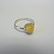 Ring made of amber 'Sparkle' R-77. Rings. Amber shop (vazeikin). Online shopping on My Livemaster.  Фото №2