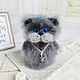 Grey cat Haze. interior toy. Gift. Stuffed Toys. fairy Polina. Online shopping on My Livemaster.  Фото №2