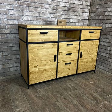 Комод в стиле лофт с ящиками. EasyLOFT - мебель лофт по вашим размерам. Мебель ручной работы - Ярмарка Мастеров Мебель ручной работы. Ярмарка Мастеров - ручная работа Комод в стиле лофт с ящиками. Handmade.