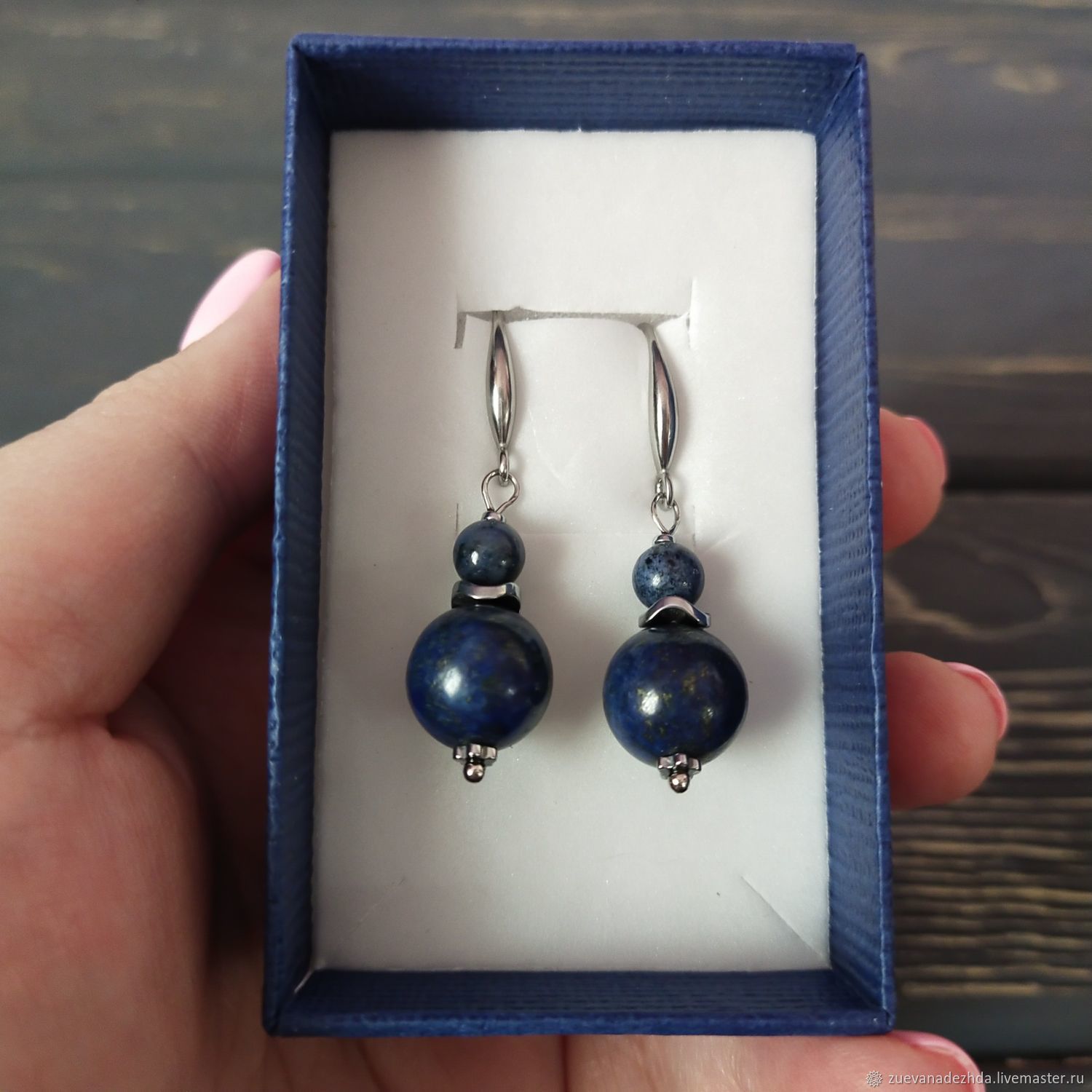 Синие серьги, сережки висюльки, сережки бижутерия в интернет-магазине ...