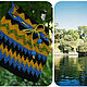  Cosmetic bag crocheted 'Gardens of the Nile', Beauticians, Samara,  Фото №1