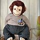 Teddy Animals: Old monkey teddy Chak. Teddy Toys. Olga Rybkina. My Livemaster. Фото №6