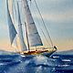 Order The picture with the sea. Seascape custom ship Moscow for interior. Olga Ermakova art. Livemaster. . Pictures Фото №3