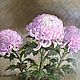  Oil painting ' Delicate chrysanthemums», Pictures, Moscow,  Фото №1