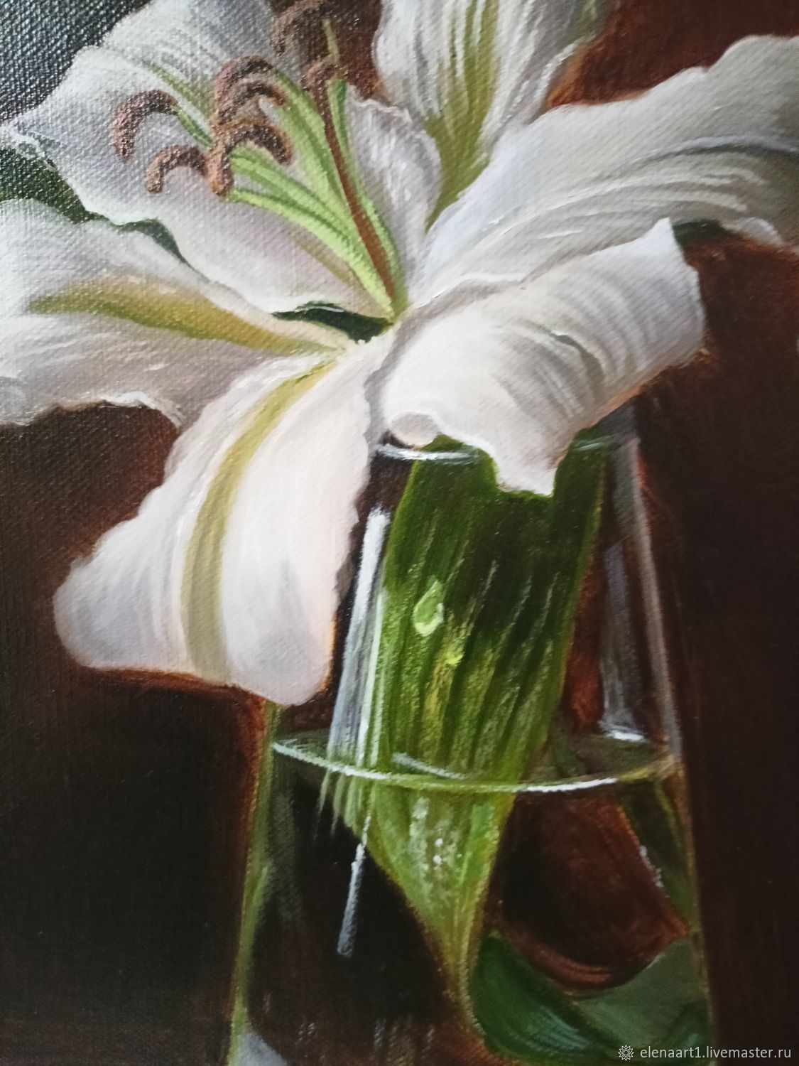 Натюрморт с лилией в интернет-магазине Ярмарка Мастеров по цене 12700 ...