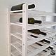Order Wine and champagne rack for 42 bottles in white. Color Wood. Livemaster. . Shelving Фото №3