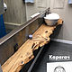 Заказать Столешница из дерева в ванную. StoneTreeStudio. Ярмарка Мастеров. . Мебель для ванной Фото №3