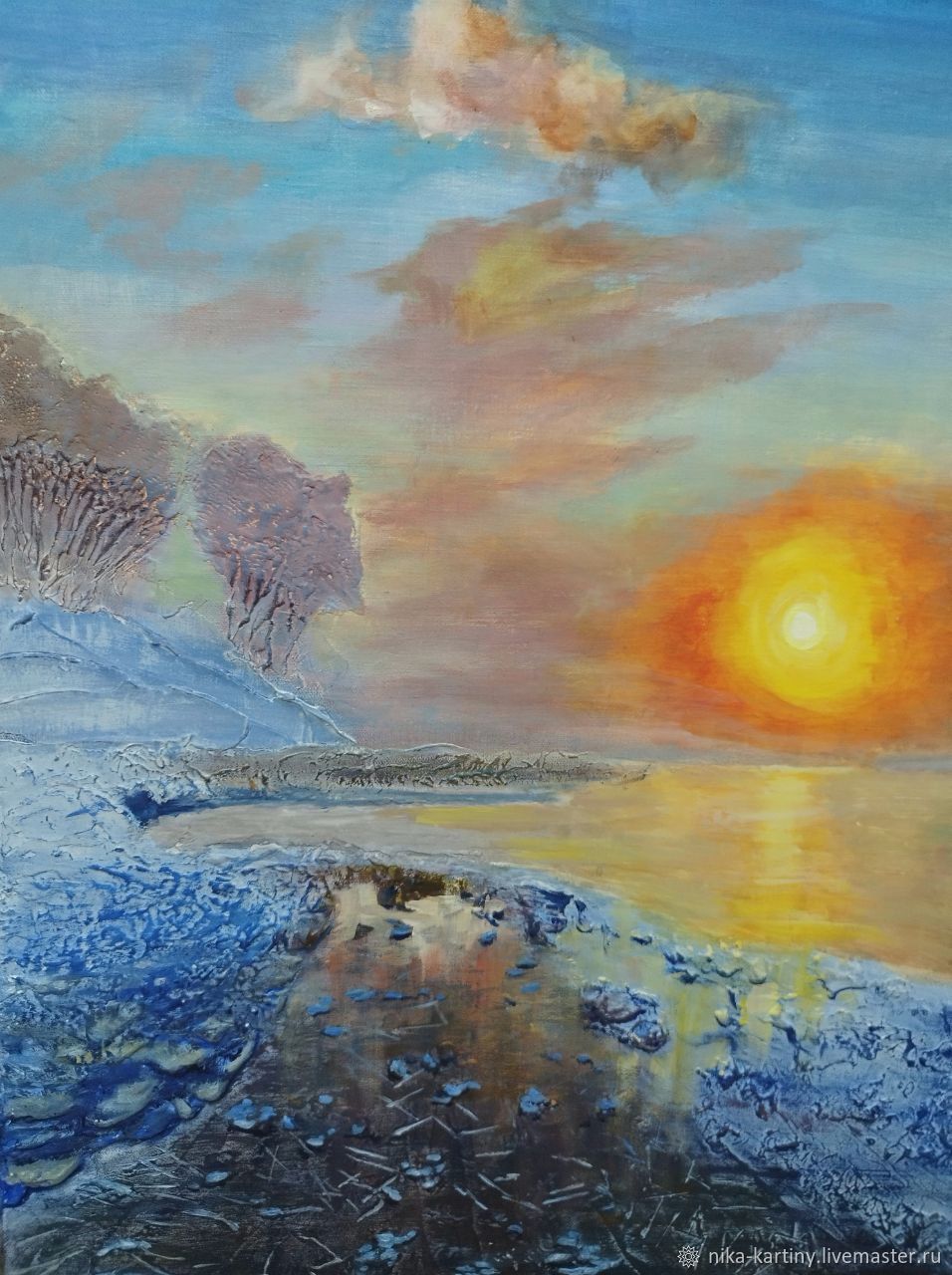 Картина в интерьер, акрил, текстурная паста в интернет-магазине Ярмарка ...