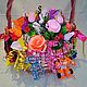 Spring in a basket, Bouquets, Moscow,  Фото №1