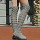 Demi-season boots ' Aurora'. High Boots. KnittedBoots. Online shopping on My Livemaster.  Фото №2