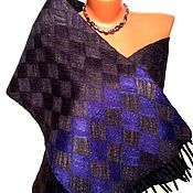 Аксессуары handmade. Livemaster - original item Versailles Scarf men`s felted women`s scarf wool silk. Handmade.