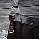 Hunting bag leather, yet feels the mod.2 Dark. Gifts for hunters and fishers. Labour. My Livemaster. Фото №6