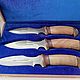 Set of knives 'Three Stingers', Classic Bag, Chrysostom,  Фото №1