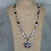 Украшения handmade. Livemaster - original item Necklace with a Pearl pendant