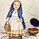 interior doll: Girl with peaches, Interior doll, Shahovskaya,  Фото №1