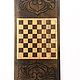 Handmade backgammon 'Pattern 2' Art. .007. Backgammon and checkers. Gor 'Derevyannaya lavka'. My Livemaster. Фото №4