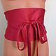 Belt Corsage/ red satin. Belt. ERIO SHOP. My Livemaster. Фото №5