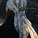 Шёлковый платок с принтом ясеня. Платки. Ecogift. Ярмарка Мастеров.  Фото №4