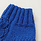 Women's knitted fishnet socks in blue. Socks. izjuminka-. My Livemaster. Фото №5