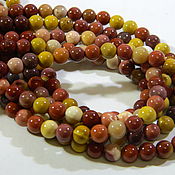 Материалы для творчества handmade. Livemaster - original item Jasper Flourite beads 6.5 mm piece. Handmade.