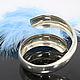 Minima Series Curl bracelet in polished silver ASH0008. Cuff bracelet. Sunny Silver. My Livemaster. Фото №6