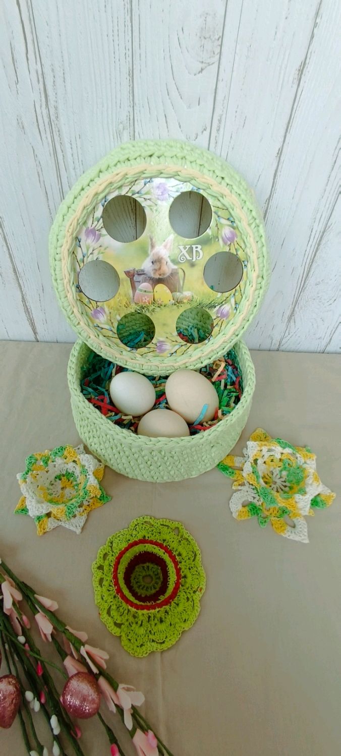 Корзина пасхальная в интернет-магазине Ярмарка Мастеров по цене 1800 ...