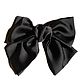 CLIPS: Black silk bow. Hairpins. silk fairy tale. My Livemaster. Фото №5